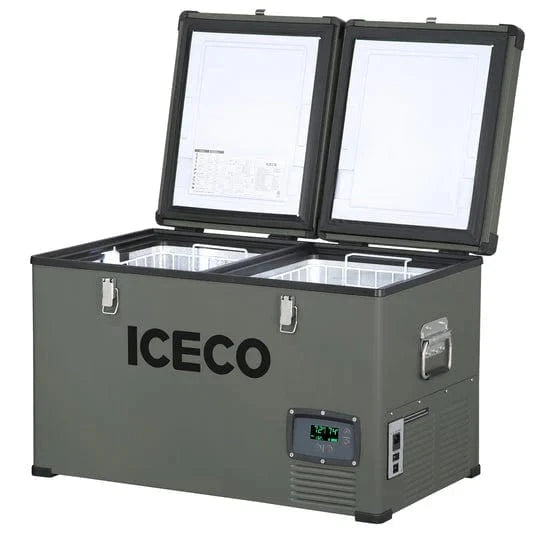 ICECO VL65 Dual Zone Olive Metal Freezer | 65LT | 68QT