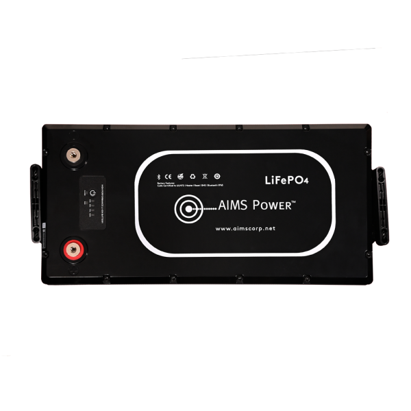 Aims Power Lithium Battery 300Ah 3.84 kW with Wake Up, Heater & BT Monitoring 12V LiFePO4