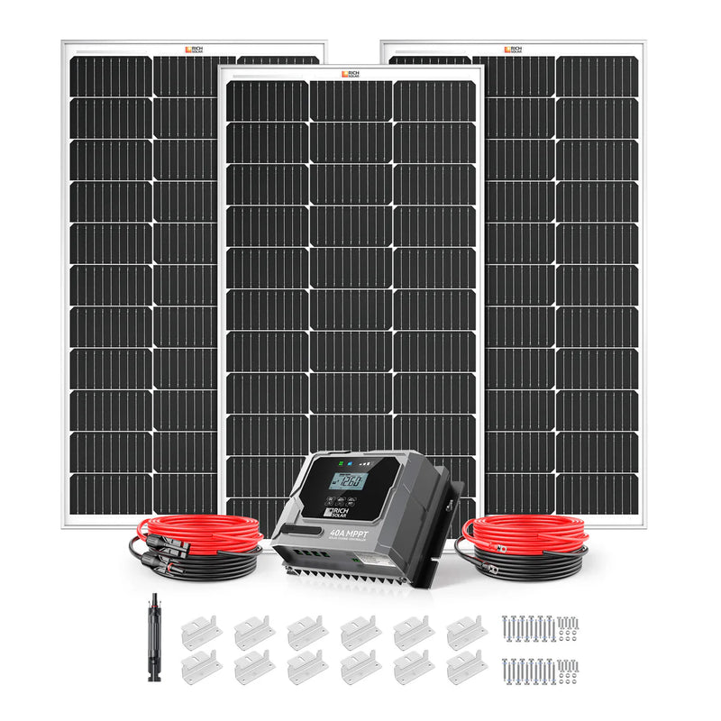 300-Watt-Solar-Product Kit With Solar Panel