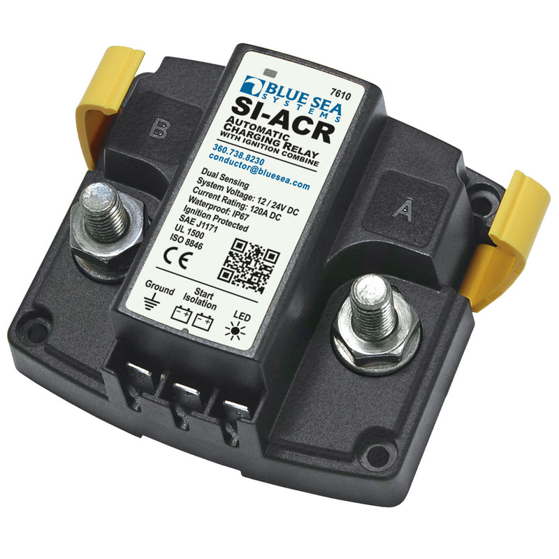 Blue Sea 7610 120 Amp SISeries Automatic Charging Relay 7610