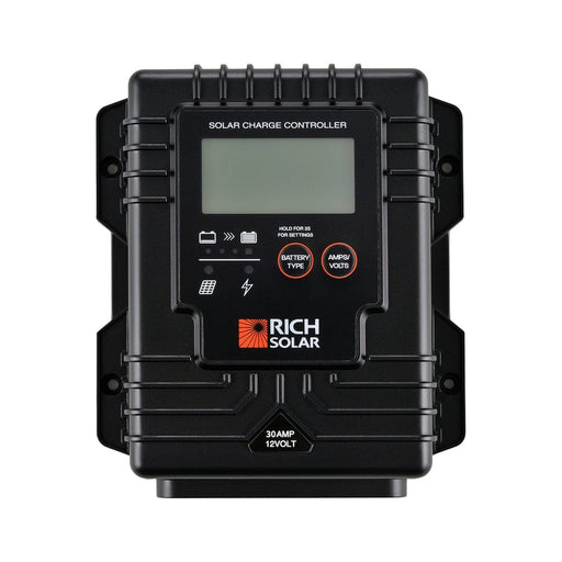 30 amp waterproof solar charge controller