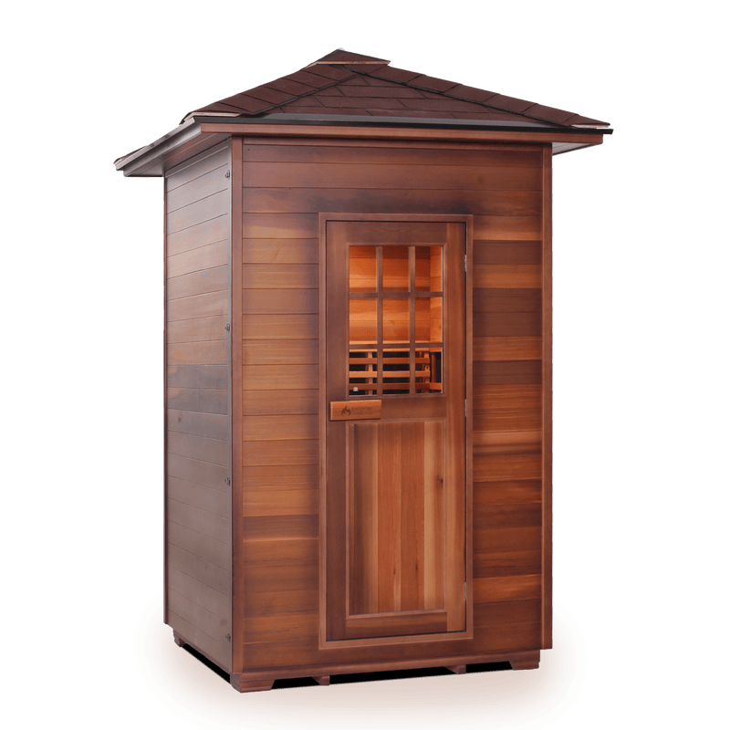 Enlighten SaunaTerra MoonLight 2 Dry Traditional Outdoor Sauna | 2 Persons