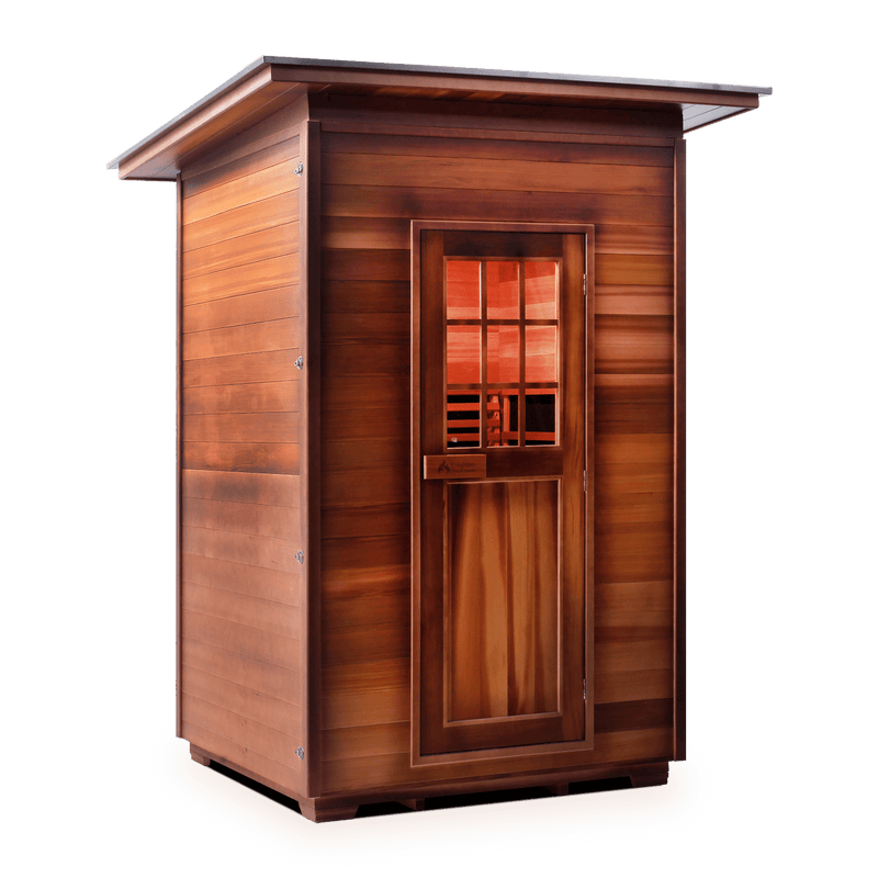 Enlighten InfraNature Original Sierra 2 Full Spectrum Infrared Outdoor Sauna | 2 Persons