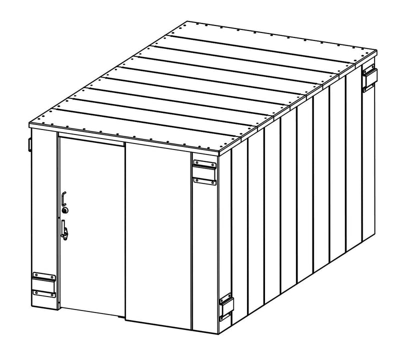 Swisher ESP Safety Shelter- 25 Person Private / 15 Person Business