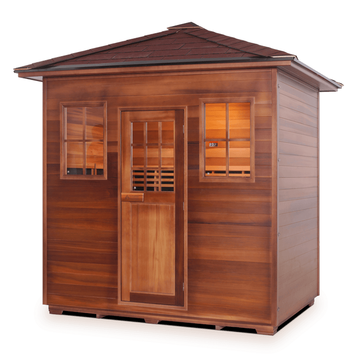 Enlighten SaunaTerra MoonLight 5 Dry Traditional Outdoor Sauna | 5 Persons