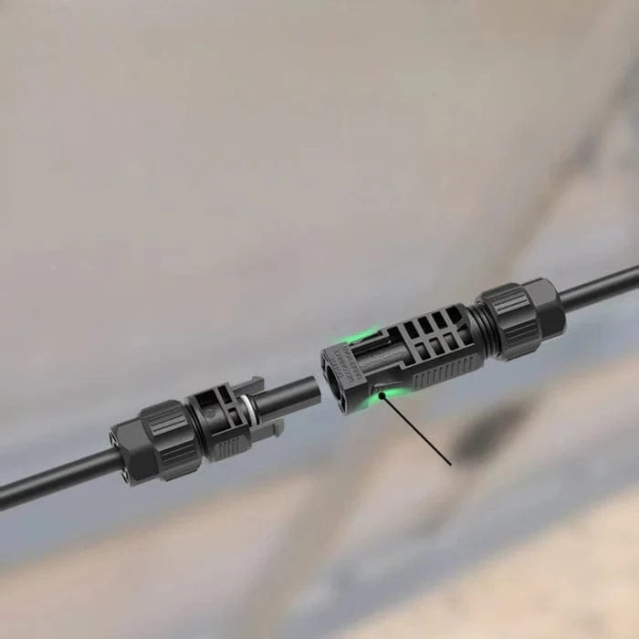 Nature’s Generator 50 Foot Quick Release MC4 Extension Cables for MyGrid 10K System