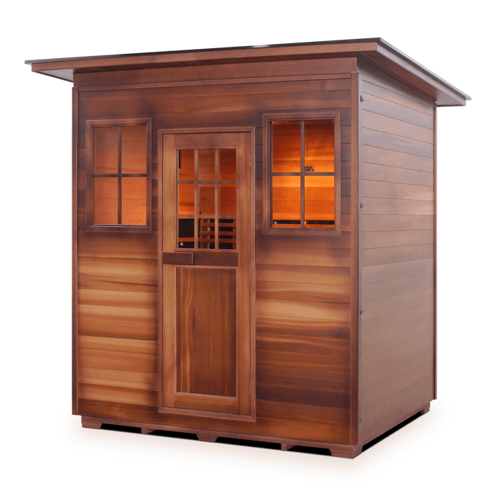Enlighten SaunaTerra MoonLight 4 Dry Traditional Outdoor Sauna | 4 Persons