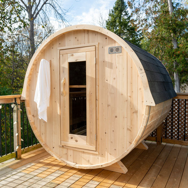 Dundalk Leisurecraft Canadian Timber Harmony Barrel Sauna | 4 Persons