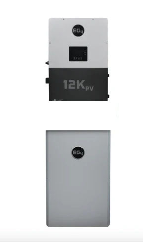 EG4 Hybrid Power Kit | 8kW 120/240V Output 48VDC - 14.3kWh System Bundle | EG4 12kPV Hybrid Inverter + EG4 PowerPro Wallmount Outdoor Battery
