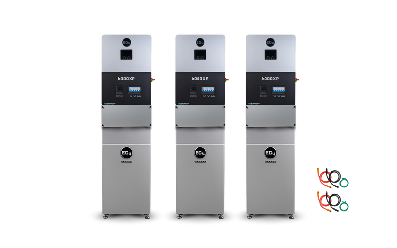EG4 OffGrid Power Kit | 18kW 120/240V Output 48VDC - 48kWh System Bundle | 3 x EG4 6000XP Inverter + 3 x EG4 WallMount 314Ah Indoor Battery