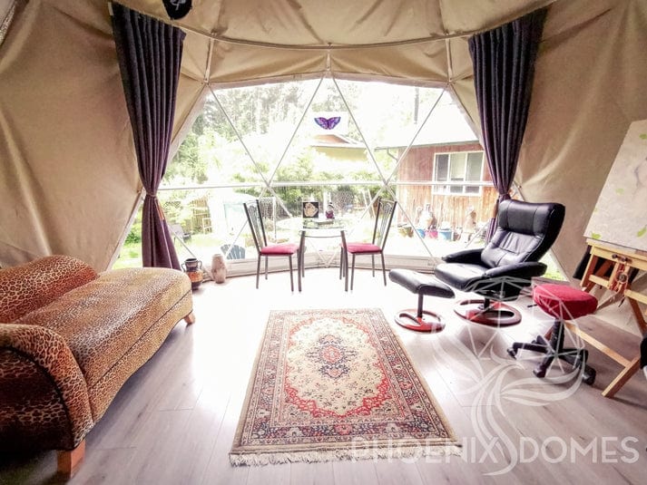 Phoenix Domes 4-Season Deluxe Glamping Package Dome