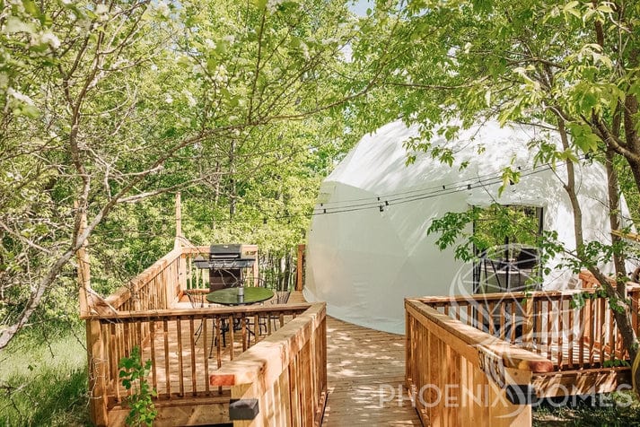 Phoenix Domes 4-Season Deluxe Glamping Package Dome | 16' (5M)