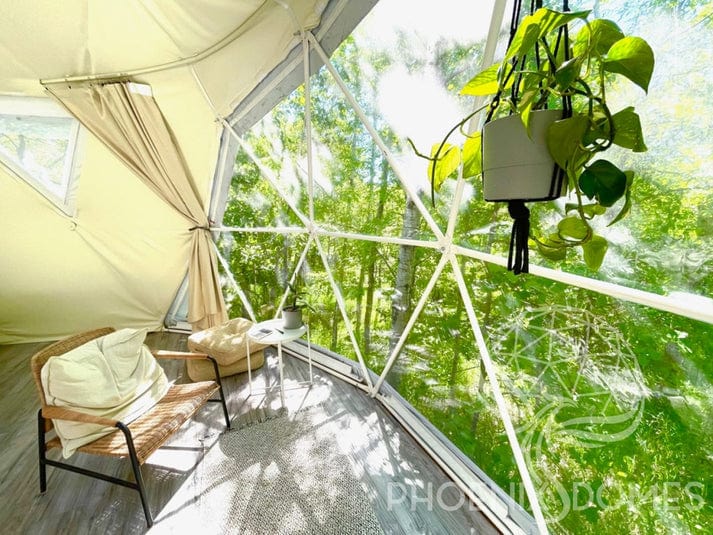 Phoenix Domes 4-Season Deluxe Glamping Package Dome