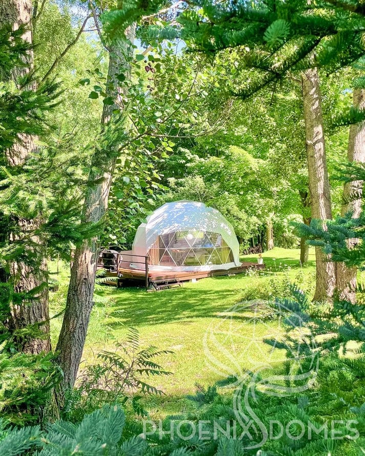 Phoenix Domes 4-Season Deluxe Glamping Package Dome