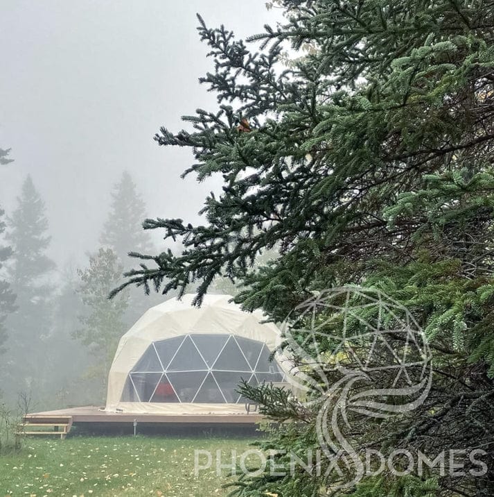 Phoenix Domes 4-Season Deluxe Glamping Package Dome