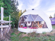 Phoenix Domes 4-Season Deluxe Glamping Package Dome