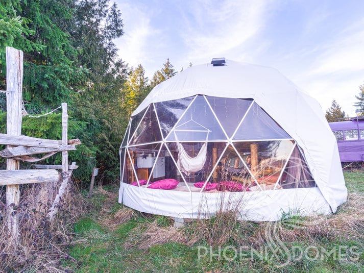 Phoenix Domes 4-Season Deluxe Glamping Package Dome