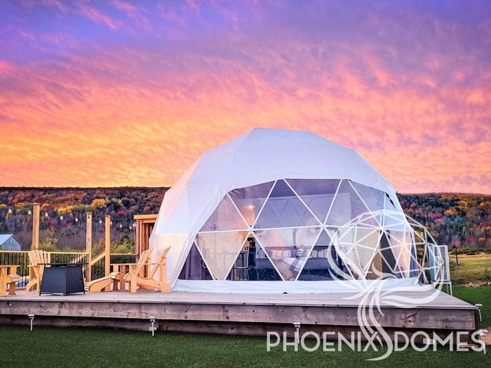 Phoenix Domes 4-Season Deluxe Glamping Package Dome 