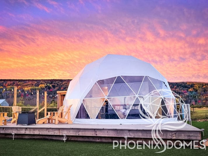 Phoenix Domes 4-Season Deluxe Glamping Package Dome | 23' (7M)