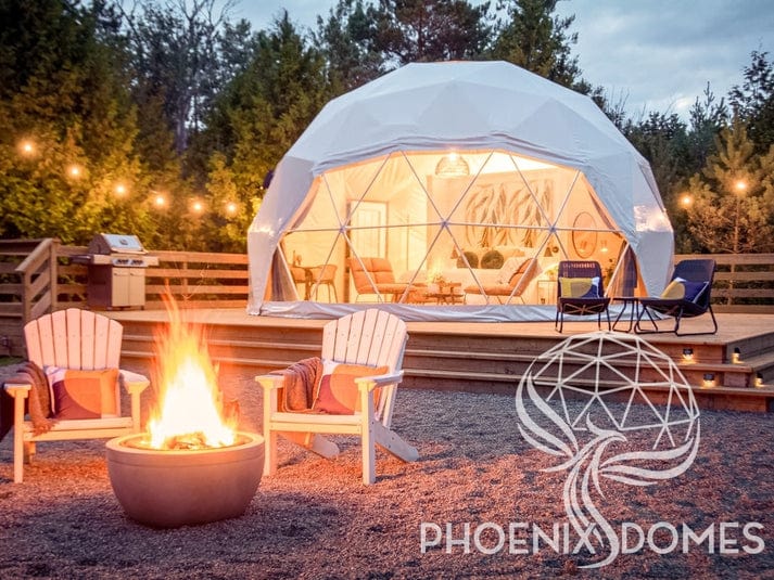 Phoenix Domes 4-Season Deluxe Glamping Package Dome | 23' (7M)