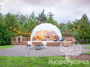 Phoenix Domes 4-Season Deluxe Glamping Package Dome 