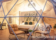 Phoenix Domes 4-Season Deluxe Glamping Package Dome 