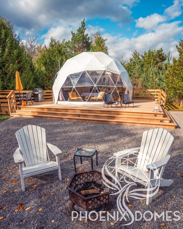 Phoenix Domes 4-Season Deluxe Glamping Package Dome 