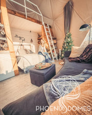 Phoenix Domes 4-Season Deluxe Glamping Package Dome 