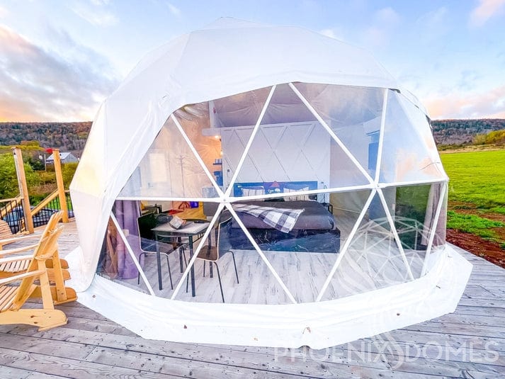 Phoenix Domes 4-Season Deluxe Glamping Package Dome | 23' (7M)