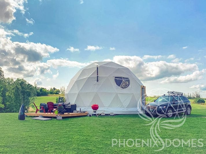 Phoenix Domes 4-Season Deluxe Glamping Package Dome