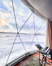 Phoenix Domes 4-Season Deluxe Glamping Package Dome