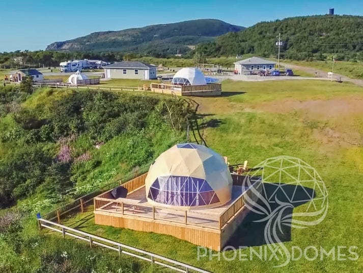 Phoenix Domes 4-Season Deluxe Glamping Package Dome