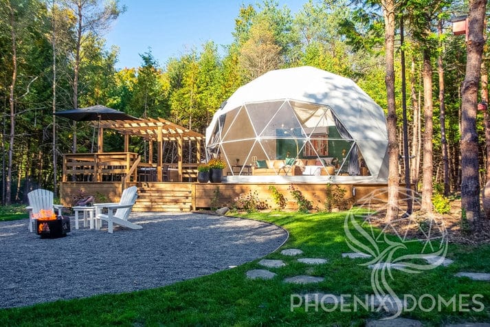 Phoenix Domes 4-Season Deluxe Glamping Package Dome - 26' (8M)