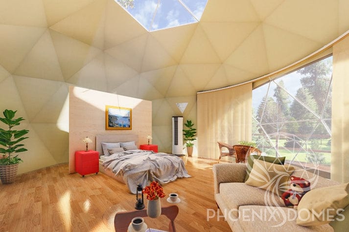 Phoenix Domes 4-Season Deluxe Glamping Package Dome - 26' (8M)