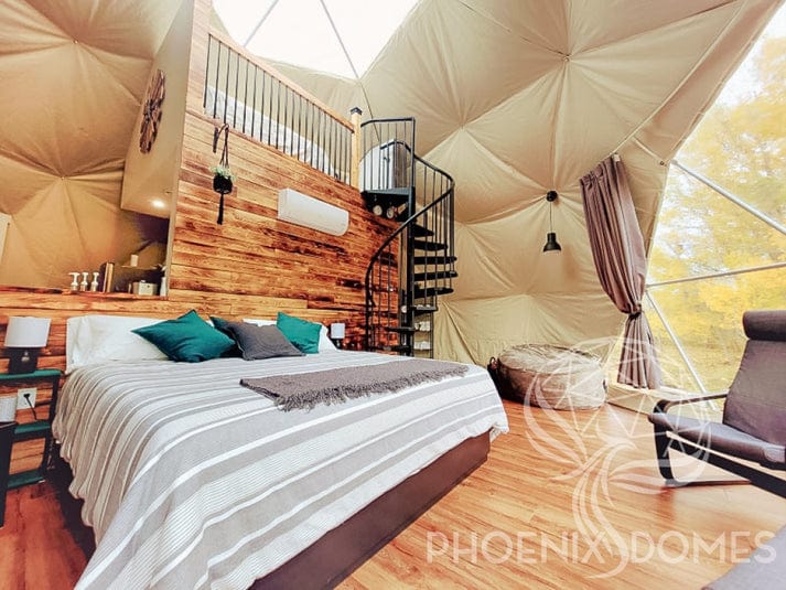 Phoenix Domes 4-Season Deluxe Glamping Package Dome