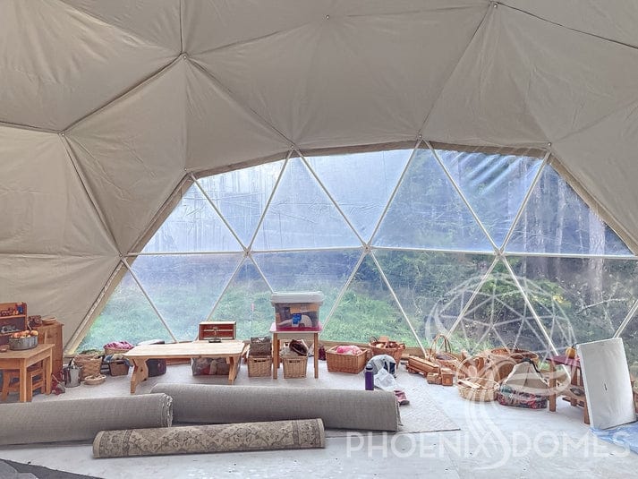 Phoenix Domes 4-Season Deluxe Glamping Package Dome