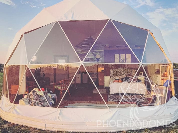 Phoenix Domes 4-Season Deluxe Glamping Package Dome