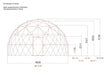 Phoenix Domes 4-Season Deluxe Glamping Package Dome 