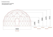 Phoenix Domes 4-Season Deluxe Glamping Package Dome