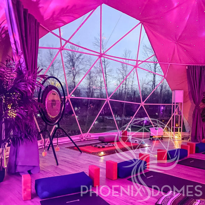 Phoenix Domes 4-Season Deluxe Glamping & Yoga Package Dome | 33' (10M)