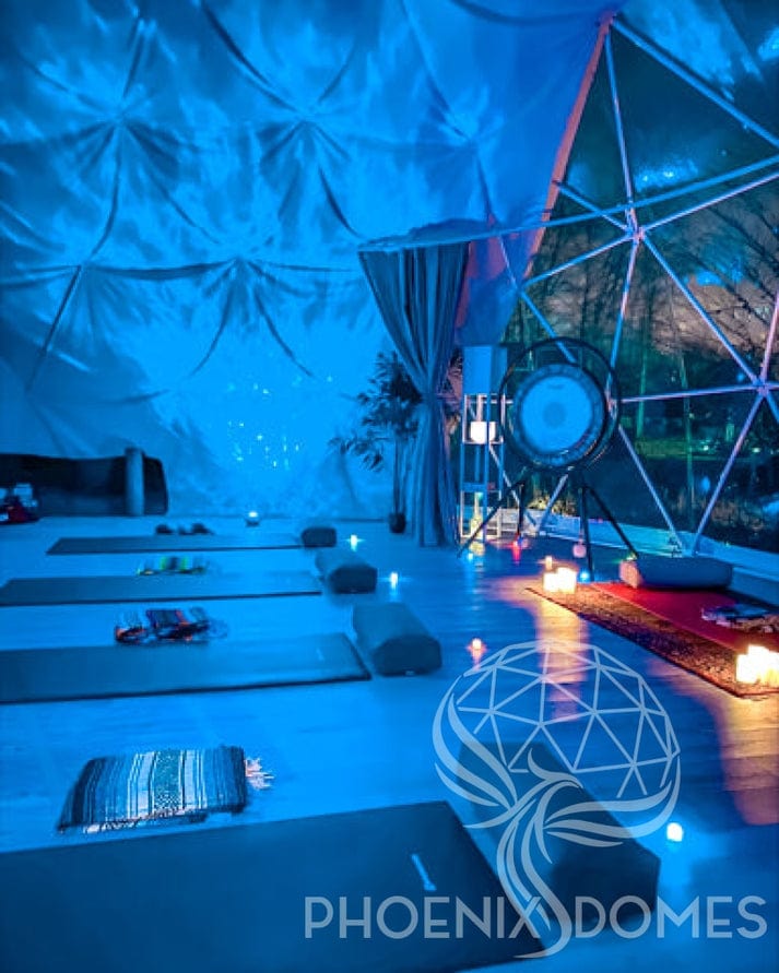 Phoenix Domes 4-Season Deluxe Glamping & Yoga Package Dome