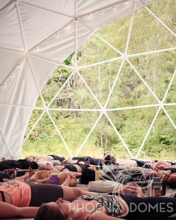 Phoenix Domes 4-Season Deluxe Glamping & Yoga Package Dome