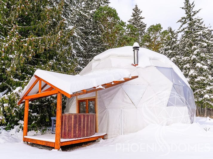 Phoenix Domes 4-Season Deluxe Glamping & Yoga Package Dome | 33' (10M)