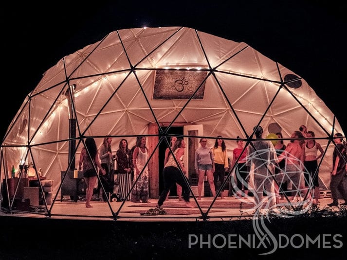 Phoenix Domes 4-Season Deluxe Glamping & Yoga Package Dome