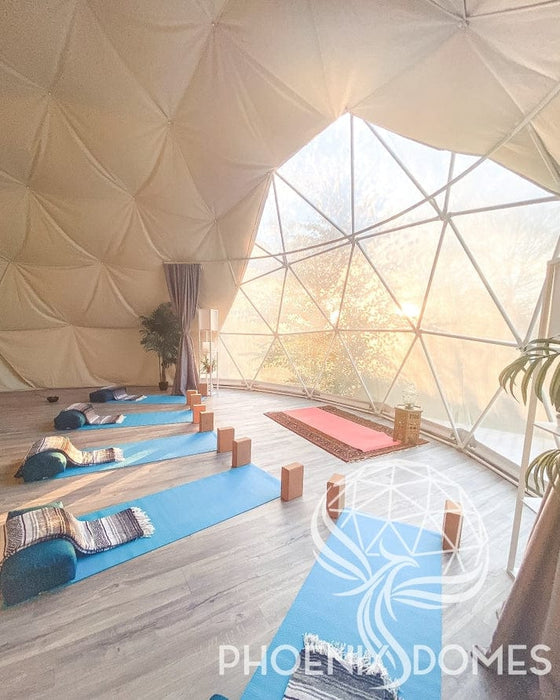 Phoenix Domes 4-Season Deluxe Glamping & Yoga Package Dome | 33' (10M)