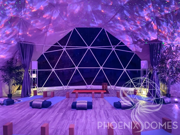 Phoenix Domes 4-Season Deluxe Glamping & Yoga Package Dome