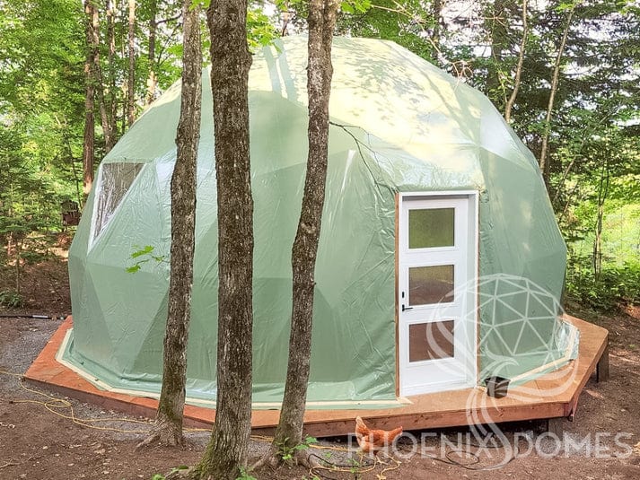 Phoenix Domes 4-Season Glamping Package Dome - 23' (7M) - Sage Green Special