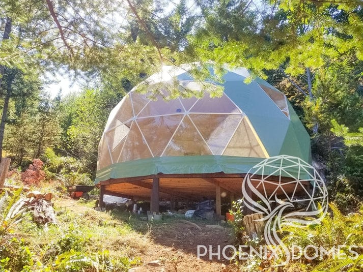 Phoenix Domes 4-Season Glamping Package Dome - 23' (7M) - Sage Green Special