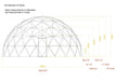 Phoenix Domes 4-Season Glamping/Yoga Package Dome