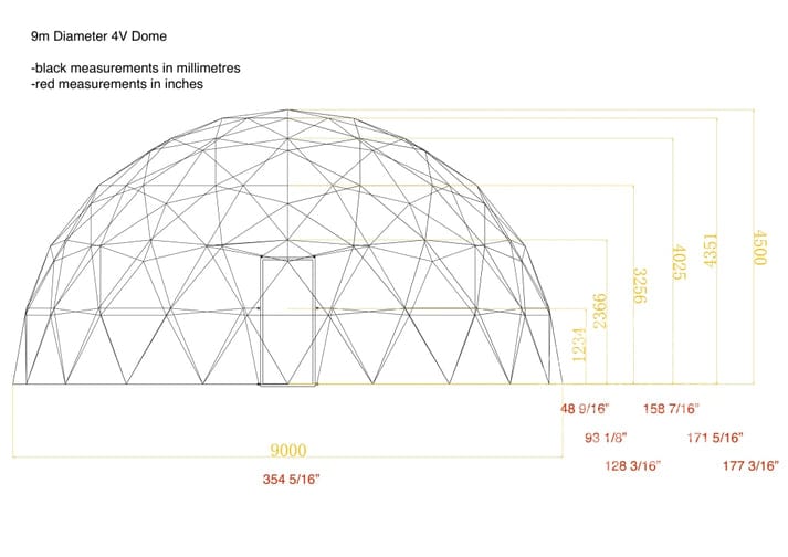 Phoenix Domes 4-Season Glamping/Yoga Package Dome